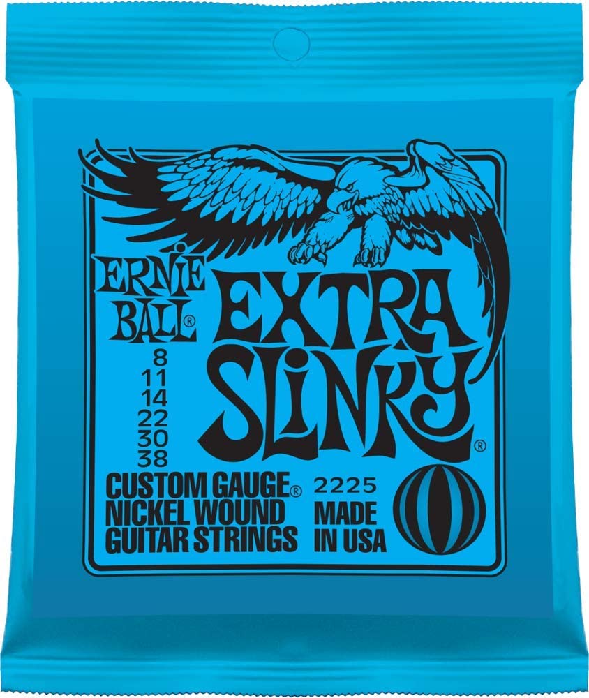 Ernie Ball Mighty Slinky Nickelwound Electric Guitar Strings 8.5-40 Gauge