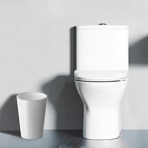 Lysam Bathroom Trash Can 3 Pack, 1.8 Gallon Small Trash Can with Trash Bags