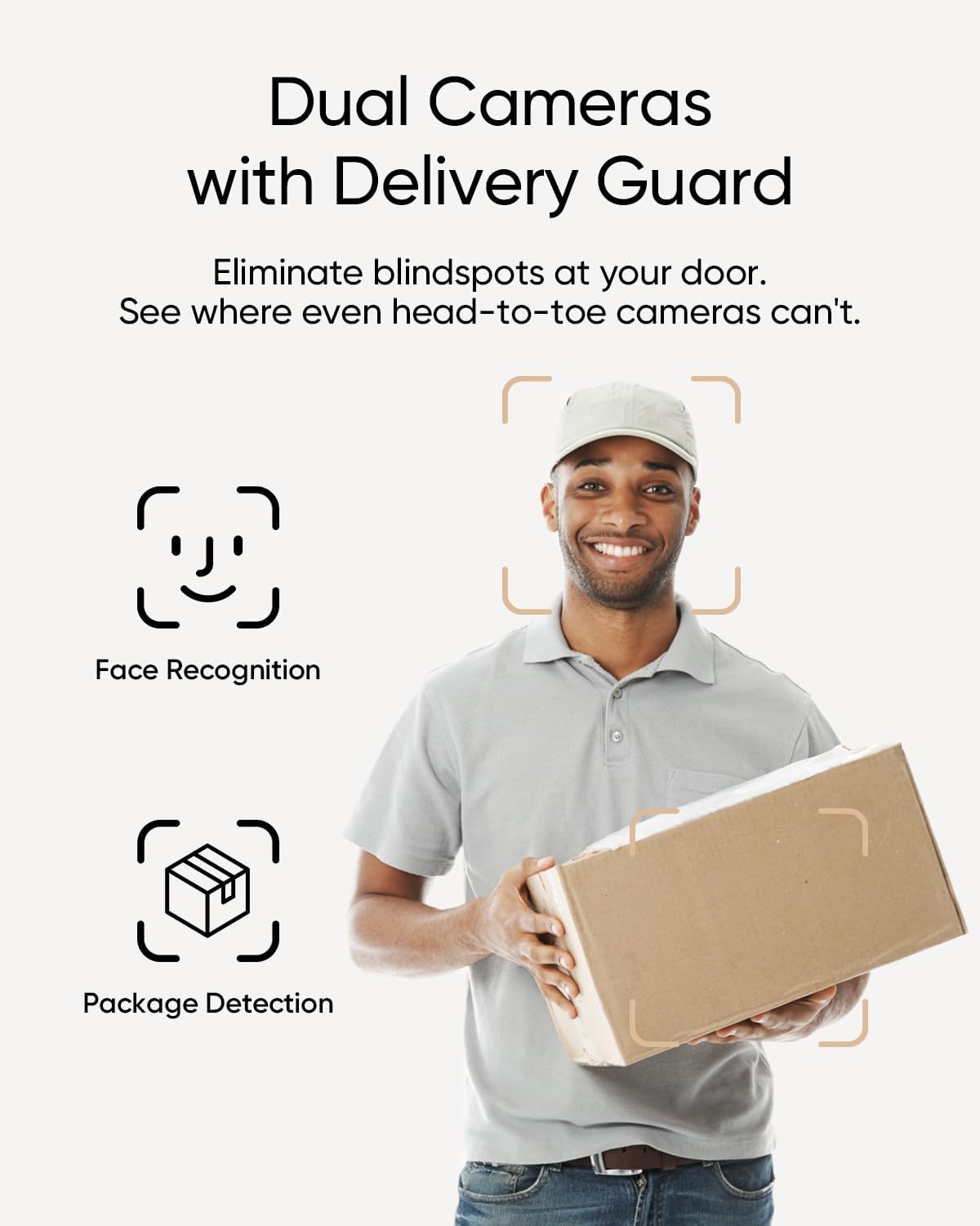 eufy Security Video Doorbell E340, Dual Cameras, 2K FHD