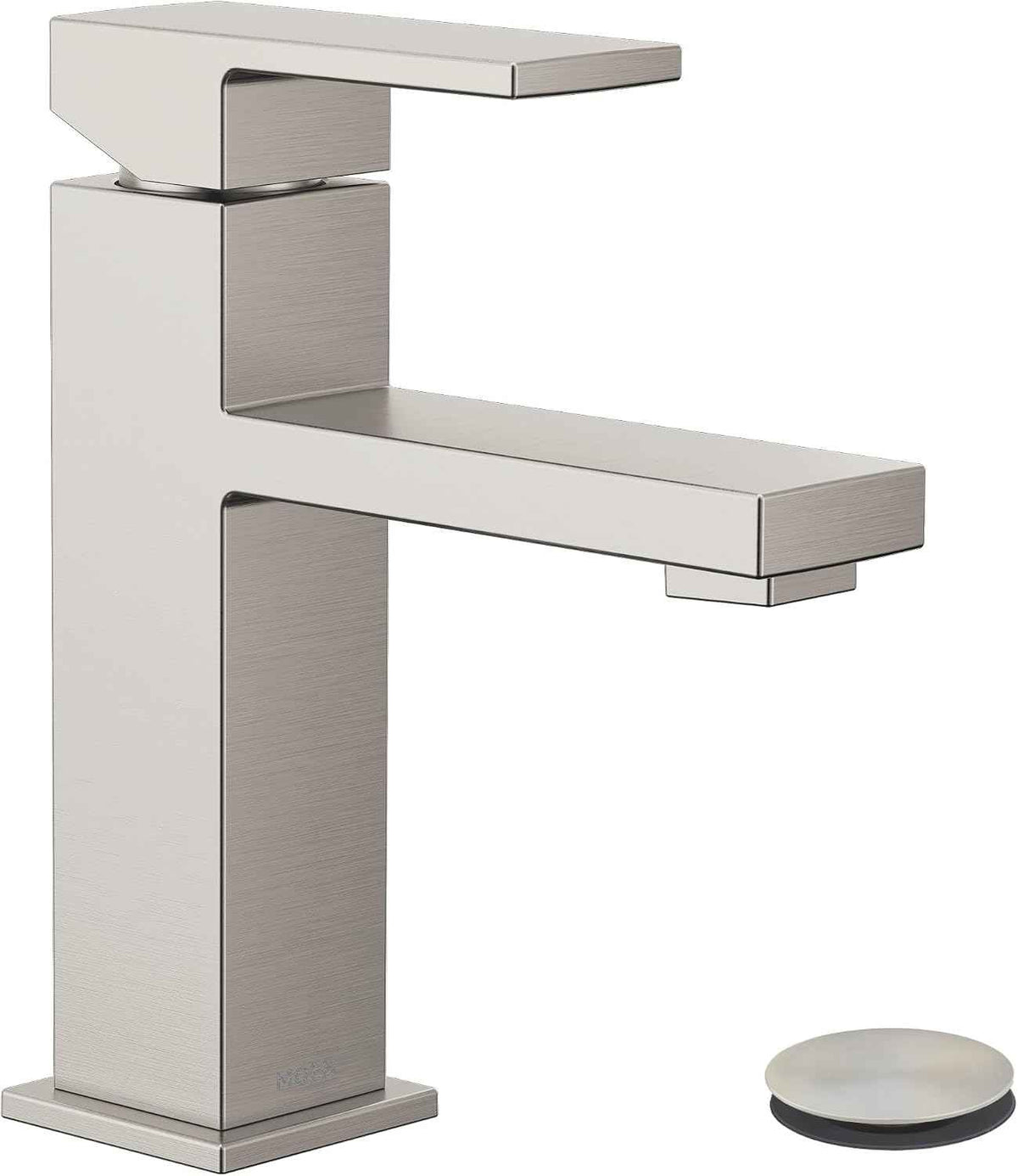 Moen Revyl 1-Handle Bathroom Faucet w/Drain, Deckplate, 84771SRN