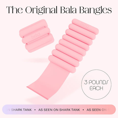 Bala Bangles Wrist & Ankle Weights for Women & Men, Home Gym Equipment