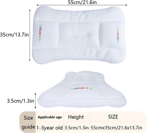 Kids Pillow, Kids Pillows for Sleeping, Baby Pillow, Toddler Pillows, Baby Pillows for Sleeping for Newborn, Toddler Pillow 1-3 Year Old, Machine Wash,Toddler Pillow 3 Year Old
