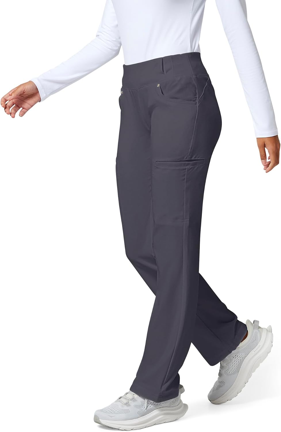 Cherokee Iflex Scrubs for Women Straight Leg Scrub Pants with 6 Pockets