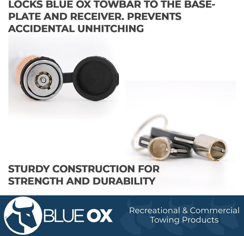 Blue Ox BX88101 two 1/2 locks and one 5/8 Lock Kit , Orange