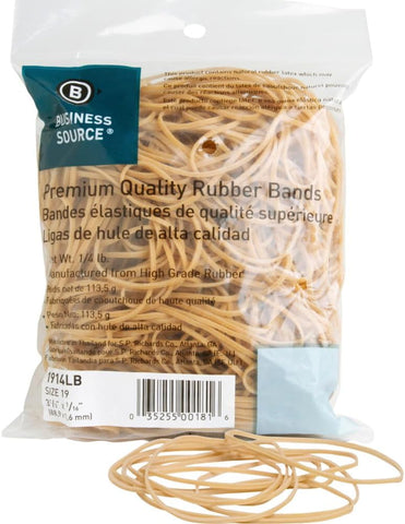 Business Source Rubber Band, Natural (1914LB)