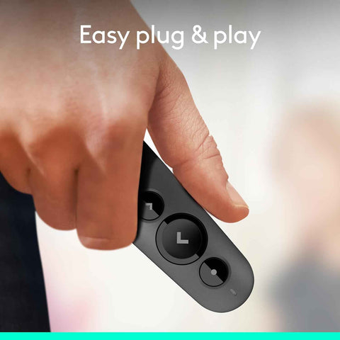 Logitech Wireless Presenter R500s PowerPoint Clicker with Laser Pointer | PowerPoint clicker, presentation clicker