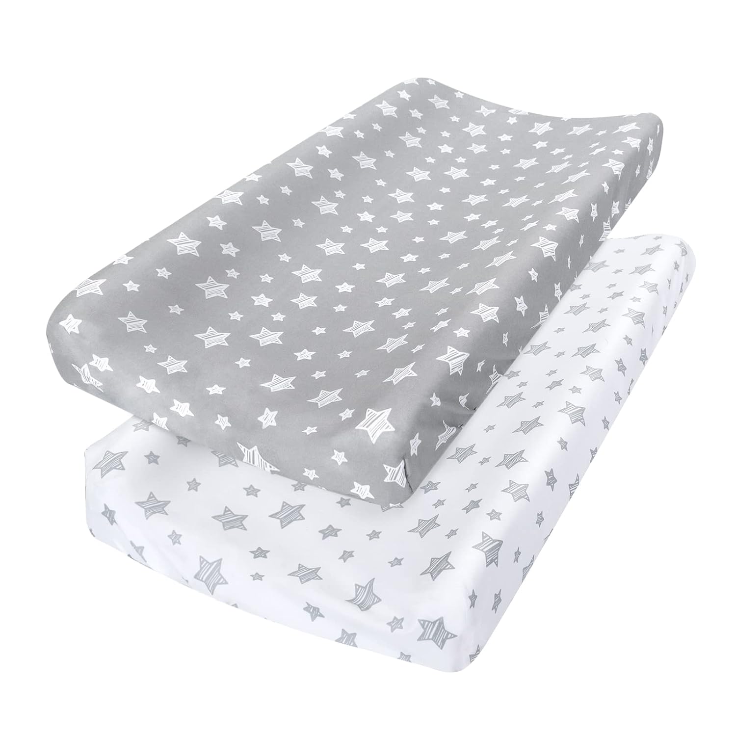 Changing Pad Cover for Boys Girls, Soft Unisex Diaper Change Table Sheets