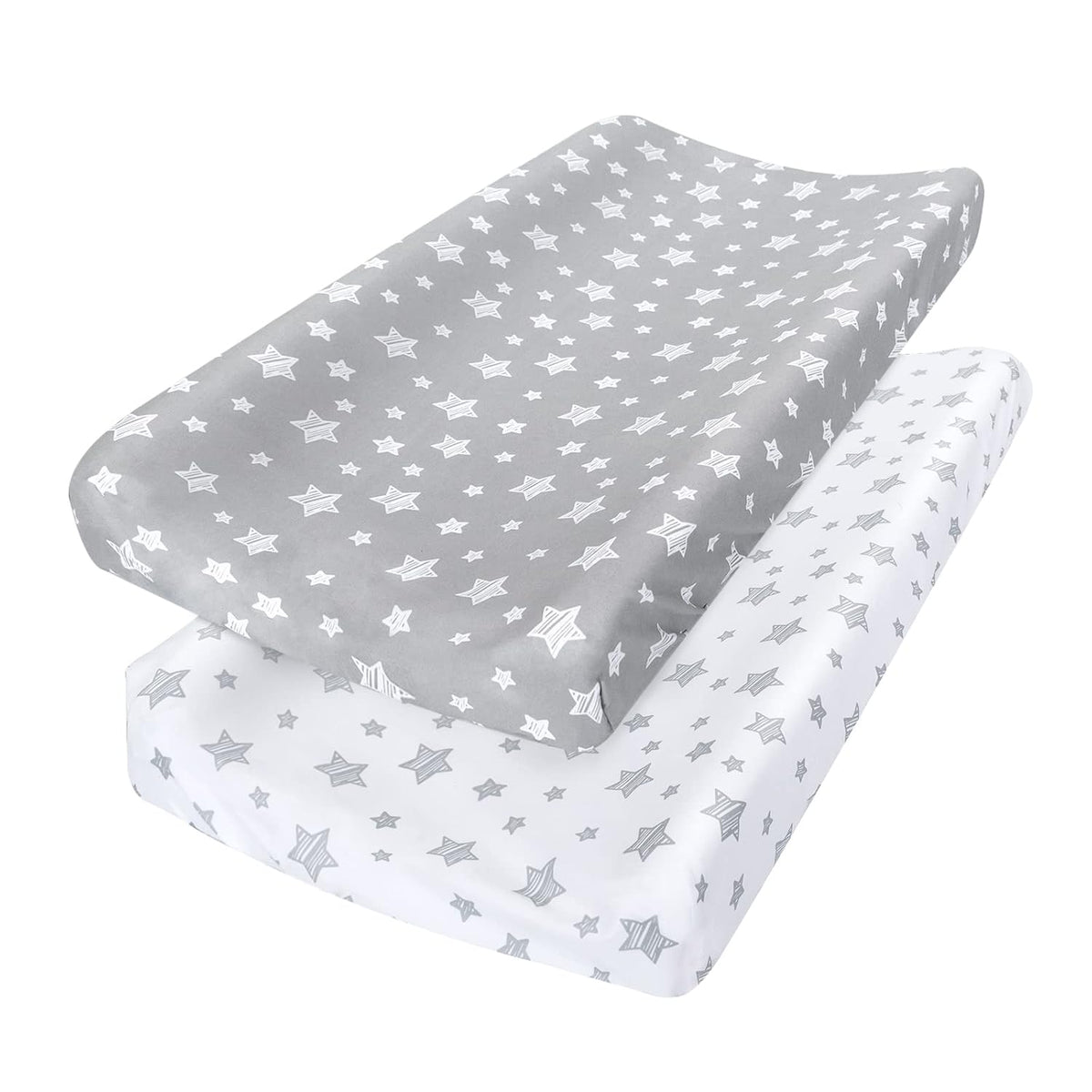 Changing Pad Cover for Boys Girls, Soft Unisex Diaper Change Table Sheets