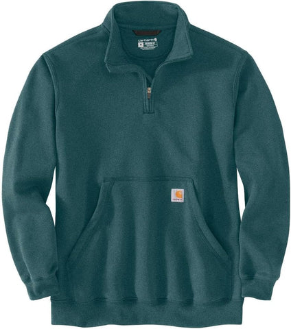 Carhartt Men's Marquette 1/4-Zip Mock-Neck Sweatshirt