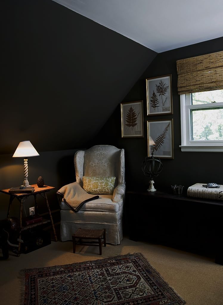 Black Peel and Stick Wallpaper Black Contact Paper Decorative Self-Adhesive Wallpaper Waterproof Removable Contact Paper for Wall Covering Furniture Cabinet Countertop Vinyl Roll 78.7"x17.7"