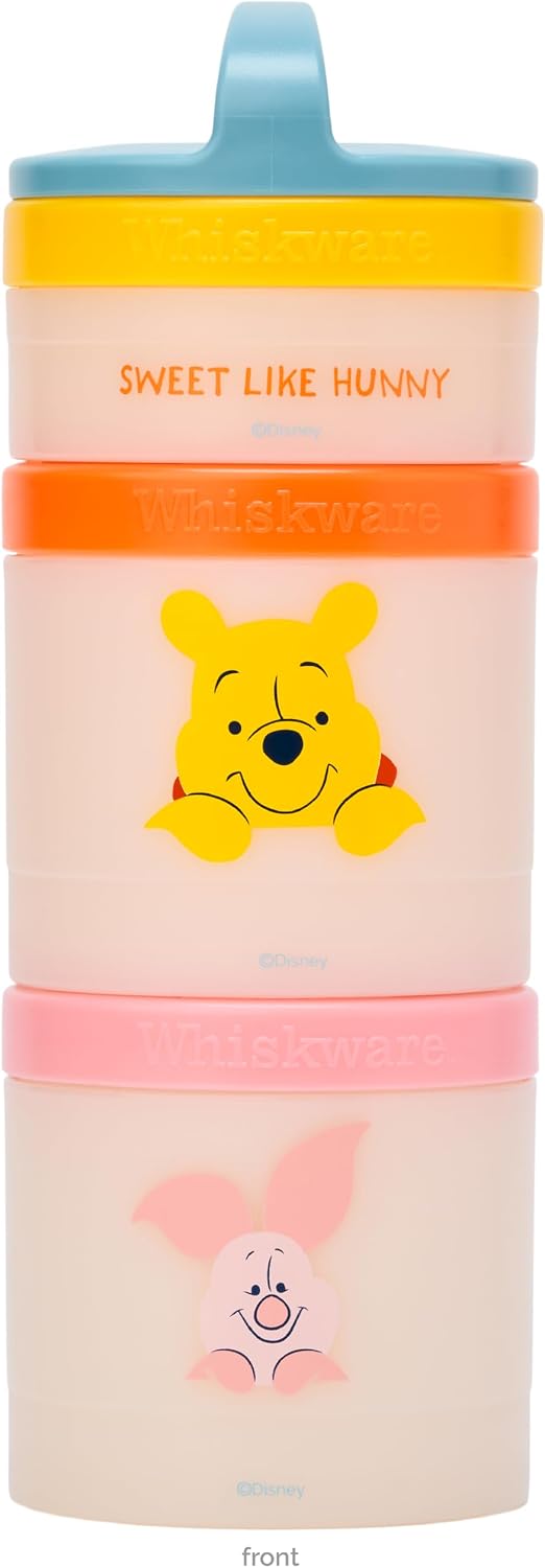 Whiskware Winnie The Pooh Snack Containers, 3 Snack Cups, Sweet Like Honey