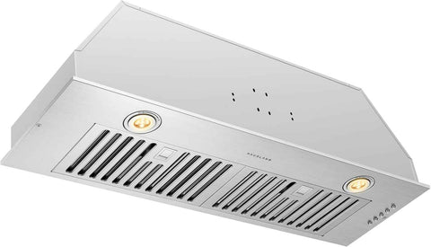 Hauslane Range Hood Insert 36" Convertible Hood with 450-600CFM 11.25" Deep