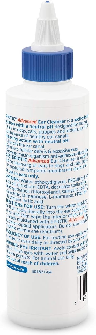Epiotic Advanced Ear Cleanser|Gentle Ear Cleanser for Dogs and Cats