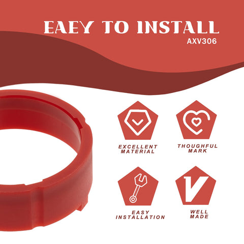 L Continue AXV306 Cone Gear Bushing Compatible with Hayward Pool Cleaners (1, Orange)