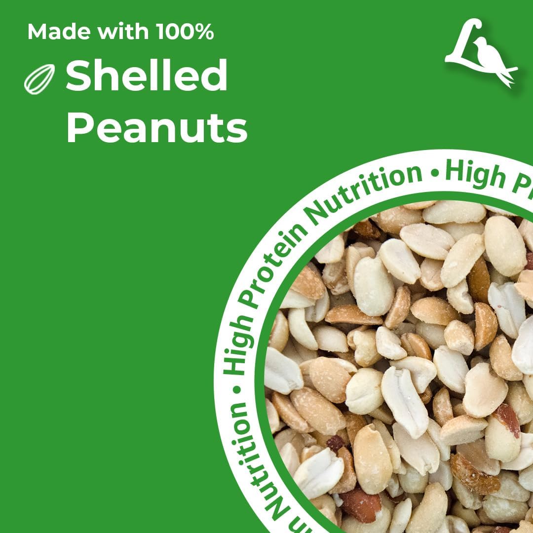 Lyric Peanut Pieces Wild Bird Seed - Shelled, 30 lb (Pack of 2-15 lb Bags)