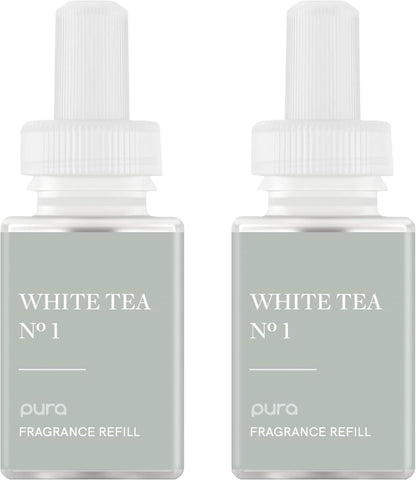 Pura Home Diffuser Refill, 2 Pack, White Tea No. 1