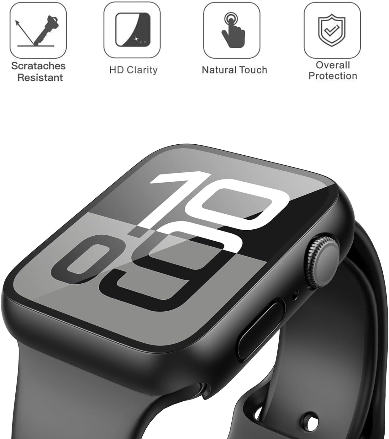 Misxi Case with Screen Protector for 46mm Apple Watch Series 11/10