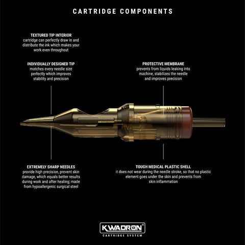 Kwadron Tattoo Cartridge Needles 35/7SEMMT