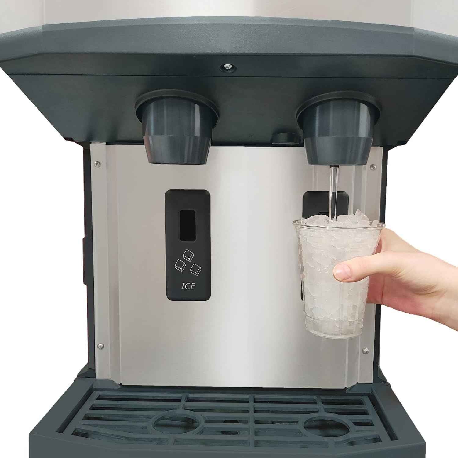 Scotsman Commercial Nugget ice Maker, Ice and Water Dispenser with Storage (HID312A-1) 260 pounds per Day