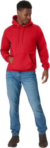 Hanes Men's Hoodie - EcoSmart Fleece Hooded Sweatshirt for Men & Women - Midweight Fleece - Big & Tall Available