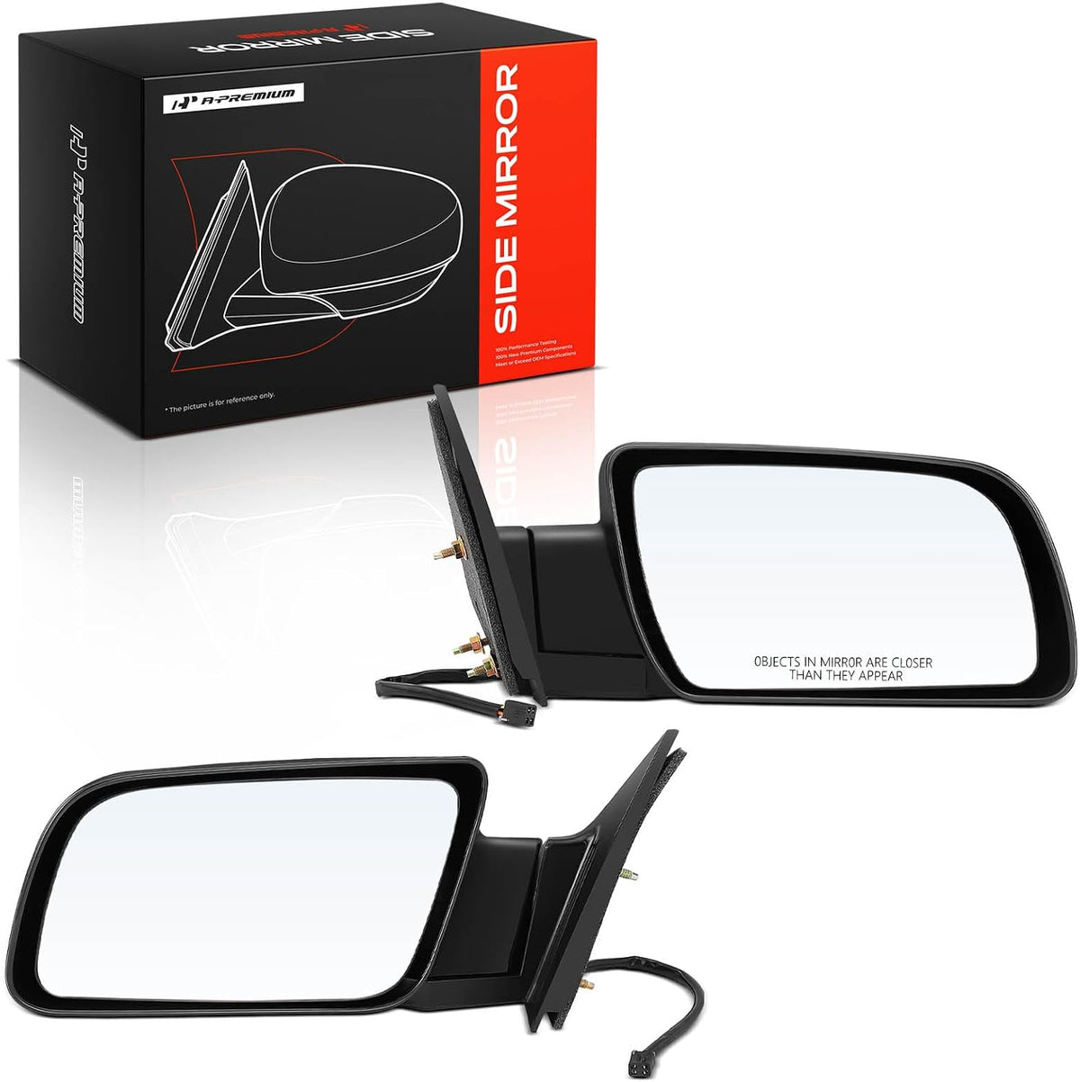 A-Premium Pair (2) Driver and Passenger Side Power Door Mirror