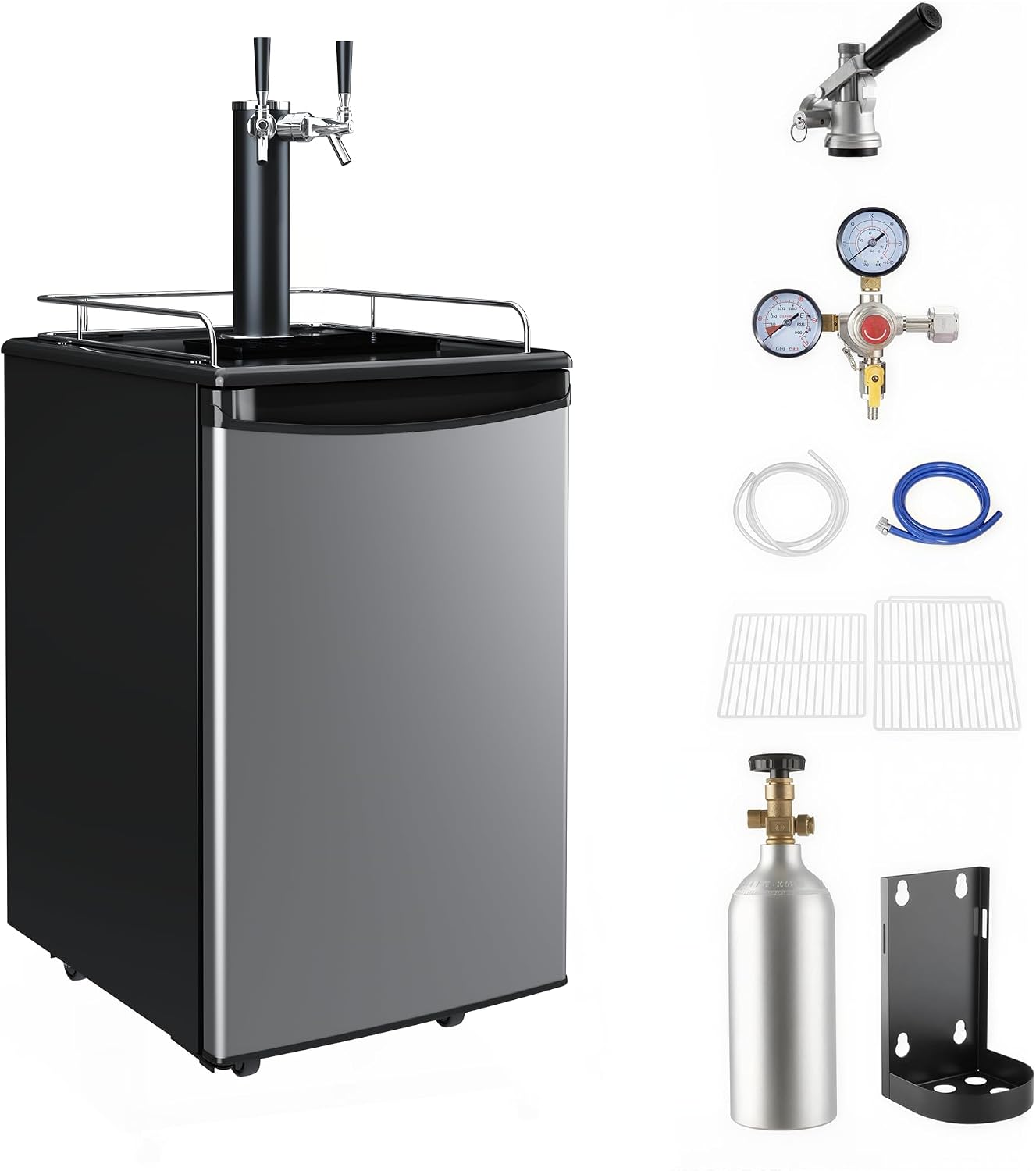 Commercial Draft Beer Kegerator, Keg Refrigerator for D System
