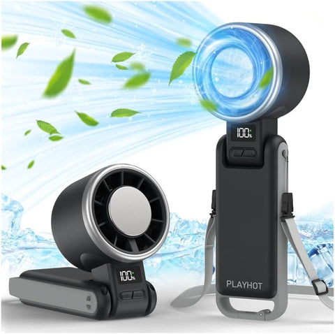 PlayHot Portable Handheld Cooling Fan, Travel Essentials, Gifts for Women