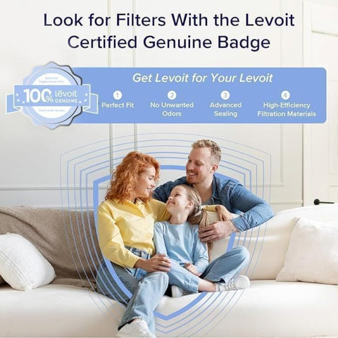 Levoit LV-H133 Replacement Filter, Genuine Air Purifier Filters, 1 Pack