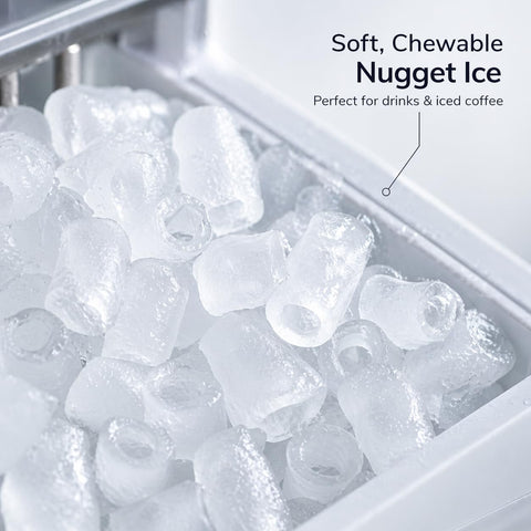 Portable Ice Maker Countertop – Fast Ice in 6 Mins, Compact Ice Machine for Home, Kitchen & RV, Self-Serve Ice Maker with Scoop for Parties & Daily Use