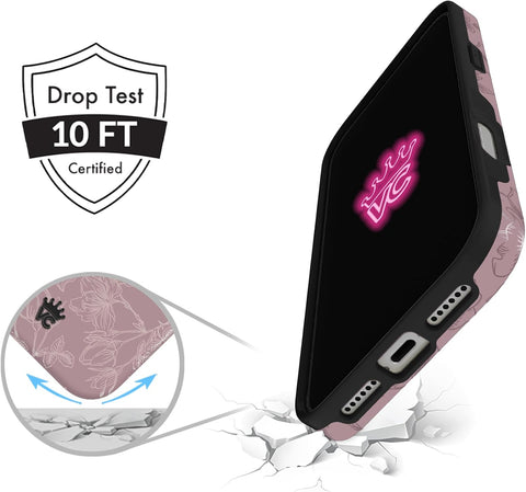 VELVET CAVIAR Case for iPhone 17 Pro Max | Compatible with MagSafe | 10ft Drop Tested | Protective Designer Cases | Dusty Rose Floral 2.0