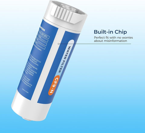 Crystala Filters XWFE (Built-in CHIP) Refrigerator Water Filter 1-Pack