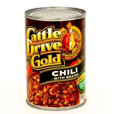Cattle Drive Gold Beef Chili with Beans, 15 Ounce (Pack of 8)