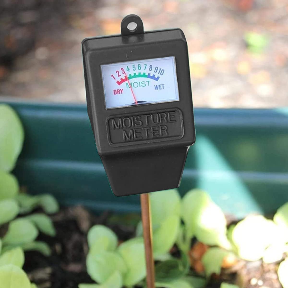 Soil Moisture Meter,2 Pack Plant Hygrometer Moisture Sensor Plant Water Monitor for Potted Plants,Garden,Farm, Lawn(No Battery Needed)-Green+Black