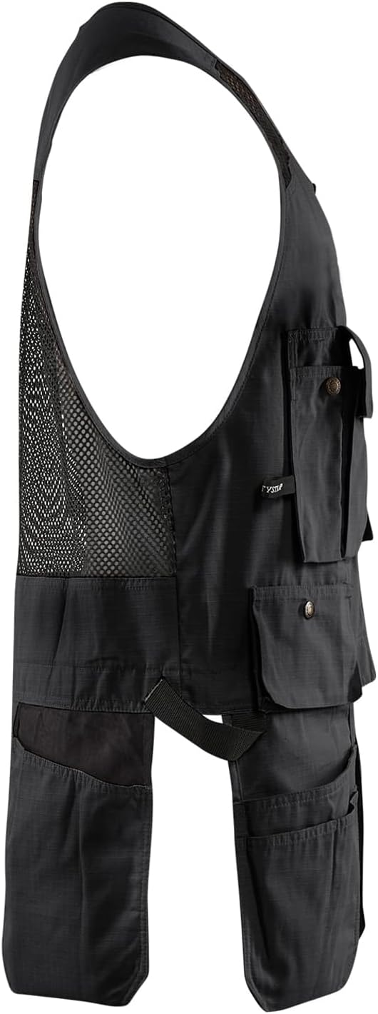 Blaklader Men's Ripstop Kangaroo Mesh Work Vest with Utility Pockets