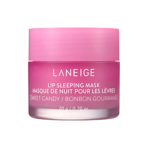 LANEIGE Lip Sleeping Mask Sweet Candy: Nourish, Hydrate, Vitamin C, Murumuru & Shea Butter, Antioxidants, Flaky, Dry Lips