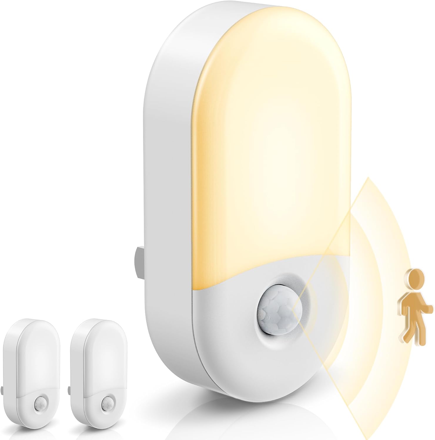 L LOHAS LED Motion Sensor Night Light, Motion Sensor Light Indoor, 30/60LM