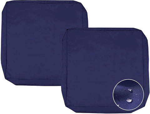 Sqodok Outdoor Cushion Covers 25x27 inch, 2Pack Patio Chair Cushion Covers
