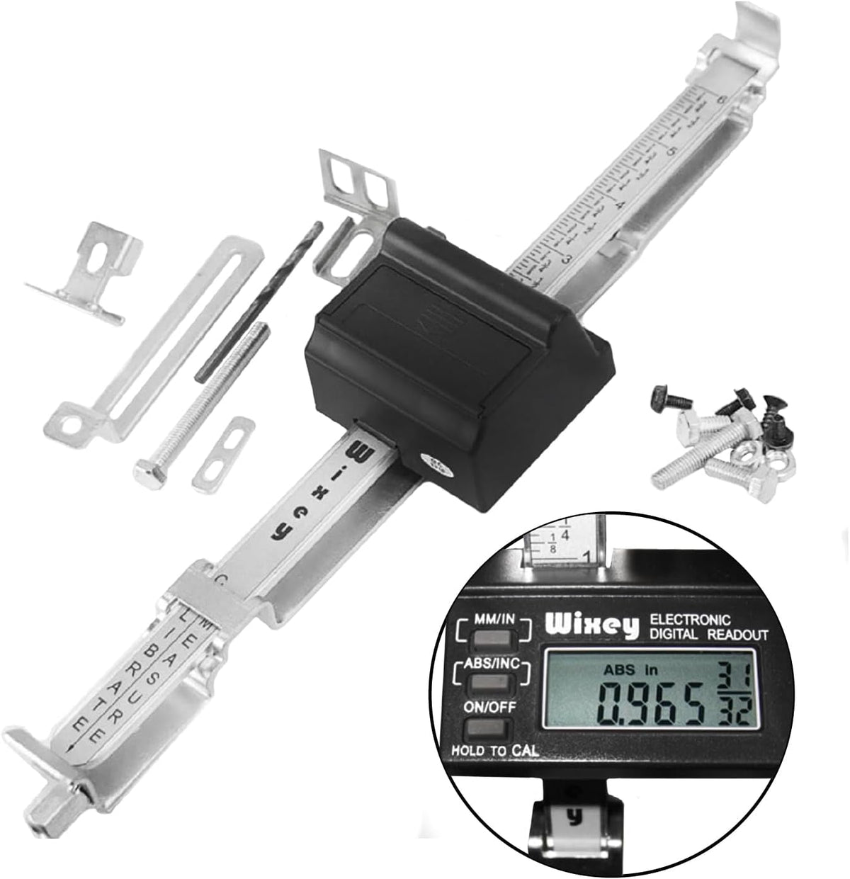 Wixey WR510 Electronic Digital Readout Kit for Portable Planers, Multi