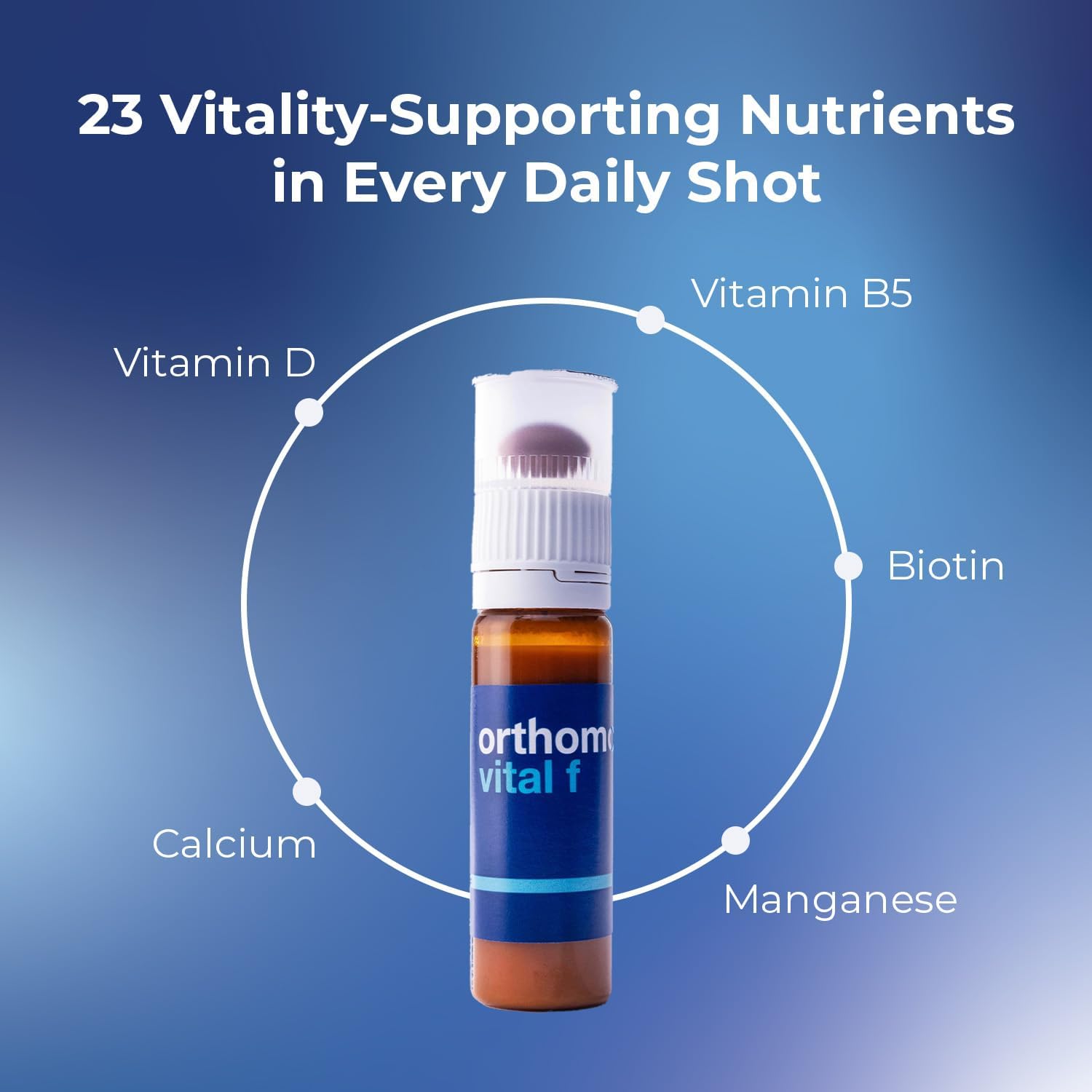Orthomol Vital F Women's Multivitamin Vials, 30-Day Supply