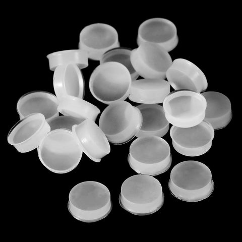 Leinuosen 24 Pcs Silicone Open Hole Flute Plugs, 8 mm Flute Key Cover