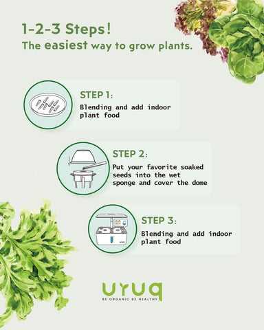 URUQ 140pcs Hydroponic Pods Kit Compatible with AeroGarden & Most Brands