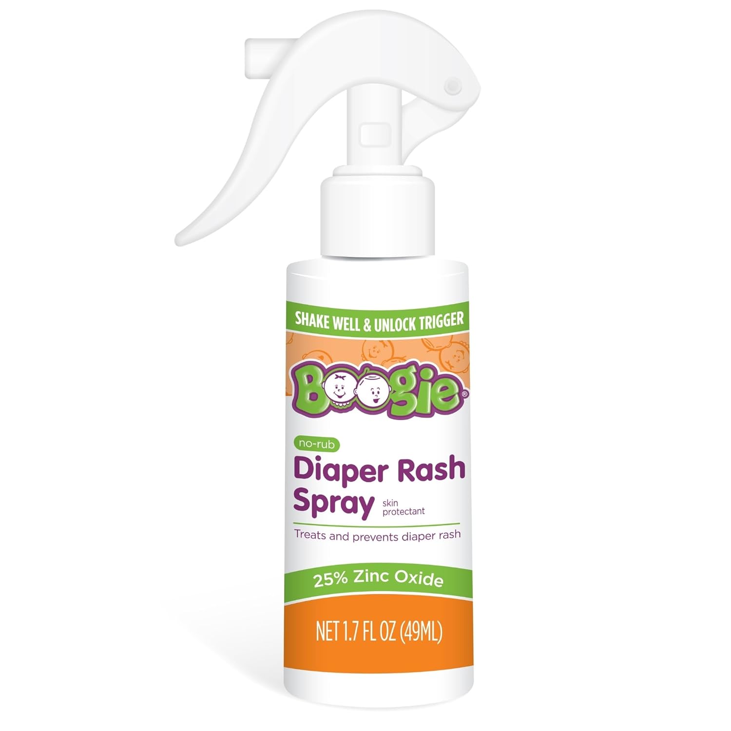 Boogie No-Rub Diaper Rash Spray for Babies - 1.7 fl oz (3 Pack)