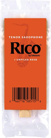 D’Addario Woodwinds - Rico Tenor Sax Reeds - Tenor Saxophone Reeds - Tenor Reeds Crafted for Beginners, Students, Educators - Strength 1.5, 50-Pack