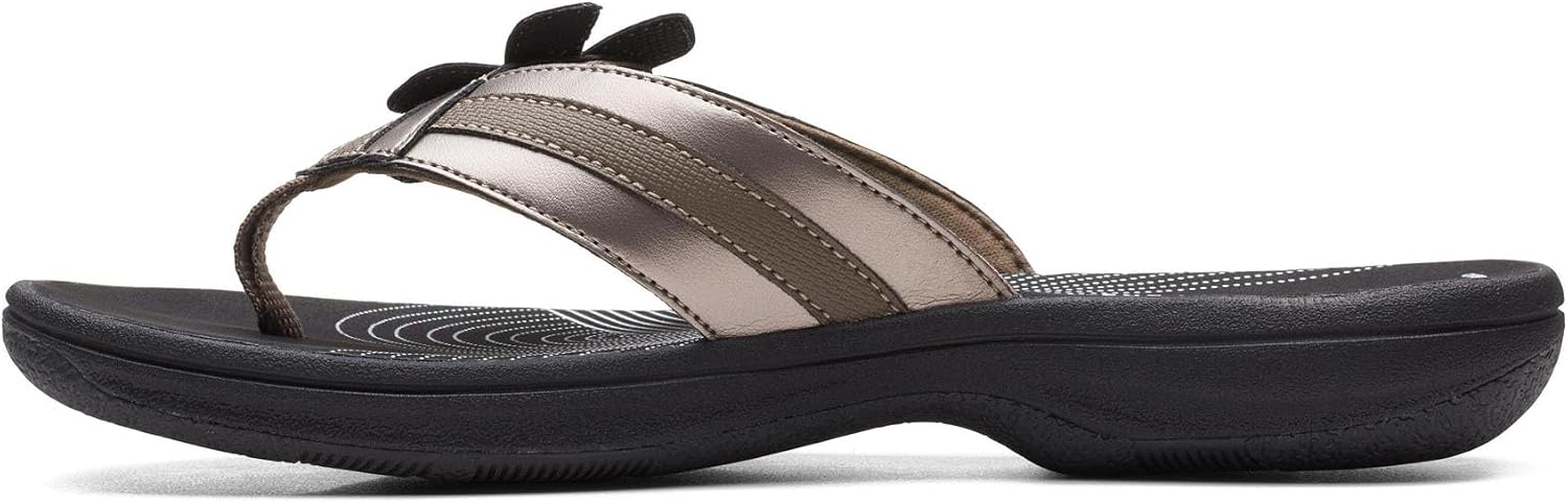 Clarks Women's Brinkley Flora Cloudsteppers Flip-Flops