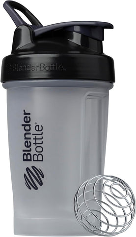 BlenderBottle Classic V2 Plastic Shaker Bottle 20 oz Black