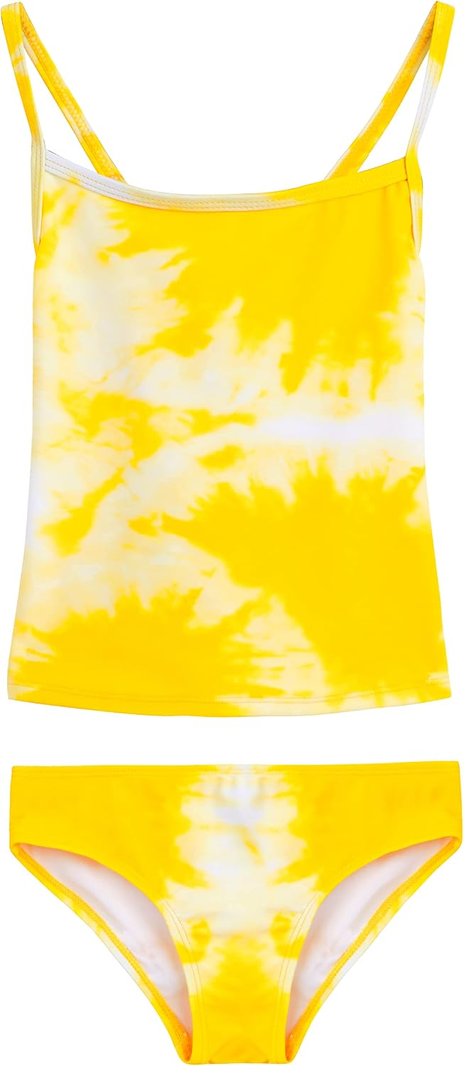 Kanu Surf Girls' Melanie Beach Sport 2-Piece UPF 50+ Banded Tankini