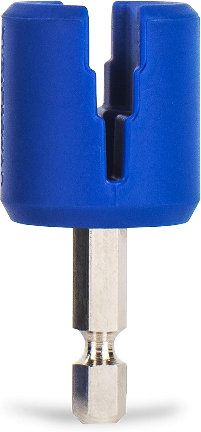 MusicNomad GRIP Drill Bit Guitar String Winder, Rubber Lined (MN220)