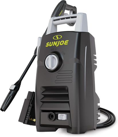 Sun Joe Electric Pressure Washer with Powerful Motor for Cars/Fences/Patios/All Uses, Safety First GFCI Power Cord, Adjustable Spray Wand & Total Stop System, 20-Foot Hose, Black, SPX205E-XT
