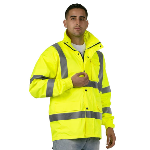 JORESTECH Class 3 Hi-Vis Waterproof Rain Jacket