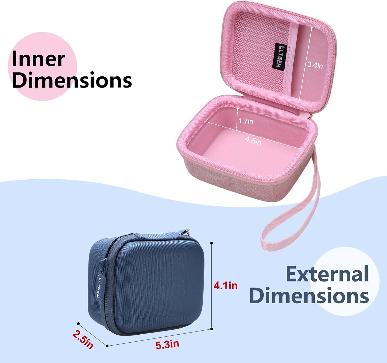 Case for JBL Go 4 /GO 5/Go 3 Ultra-Portable Waterproof Speaker Black